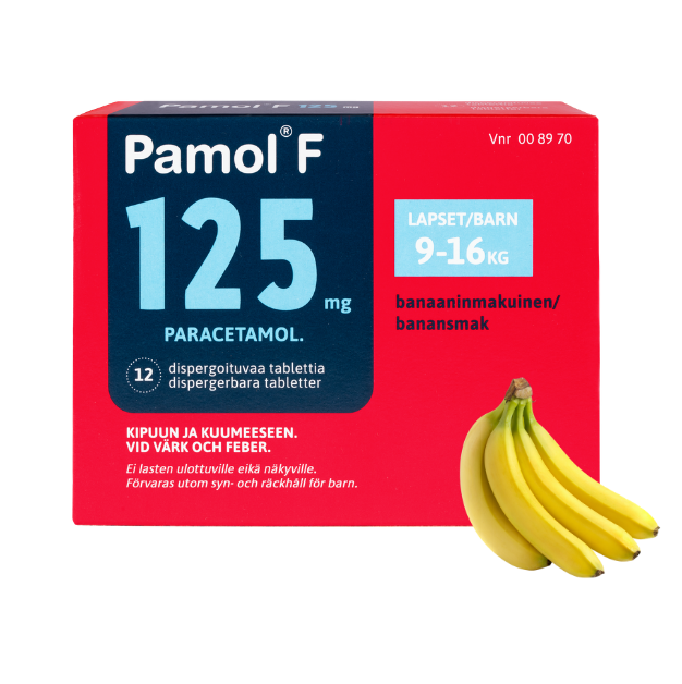 Pamol F 125 mg pakkauskuva